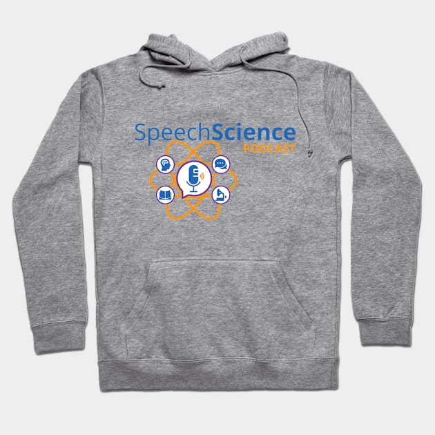 Speech Science Podcast 3 Hoodie by MWH Productions